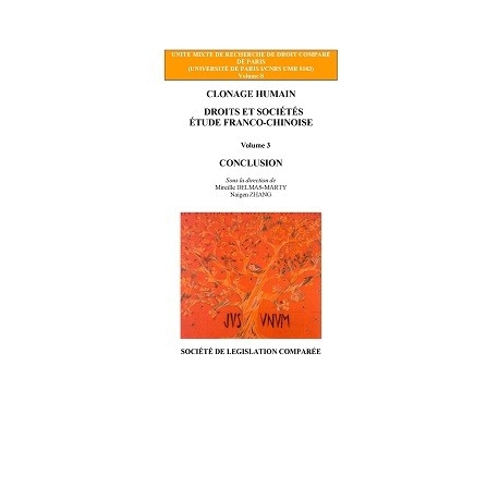 Livre - Clonage humain -  Étude franco-chinoise (Volume 3)