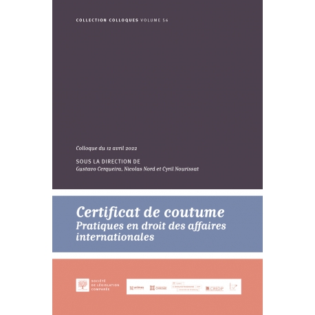 E-Livre : Pratique en droit des affaires internationales  - Gustavo CERQUEIRA, Nicolas NORD et Cyril NOURISSAT (dir.)
