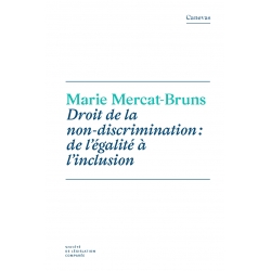 Livre - Droit de la non-discrimination : de l’égalité à l’inclusion