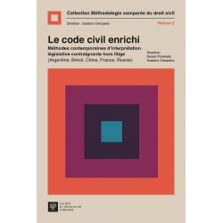 E-Livre : Le code civil enrichi, méthodes contemporaines d'interprétation législative contraignante hors litige