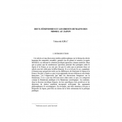 Deux féminismes et les droits humains des MISSEG au Japon - KIRA
