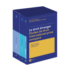 Coffret : Le droit étranger – Études de droit international privé comparé