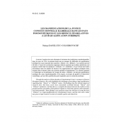 Les manifestations de la justice constitutionnelle illibérale dans les pays postsoviétiques - DANELCIUC-COLODROVSCHI