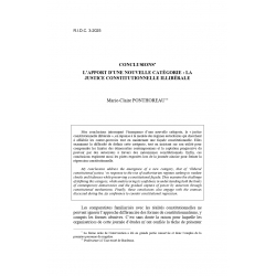 Conclusions - L'apport d'une nouvelle catégorie : la justice constitutionnelle illibérale - PONTHOREAU