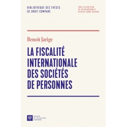 E-Livre : La fiscalité internationale des sociétés de personnes - Benoit Jarige