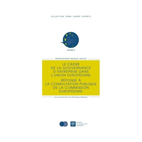 Livre - Le cadre de la gouvernance d'entreprise dans l'Union européenne