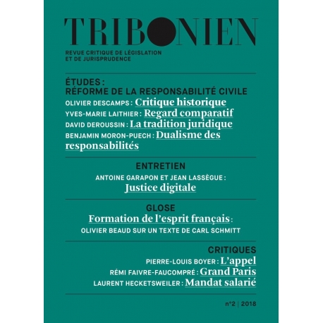 Tribonien - Revue n°2 (Envoi France métropolitaine)
